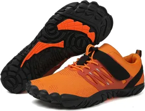 SECHRITE Women's Mens Barefoot Hiking Shoes Minimalist Trail Running Sneakers Zero Drop Sole Wide Toe Box Parkour Trekking Workout Footwear