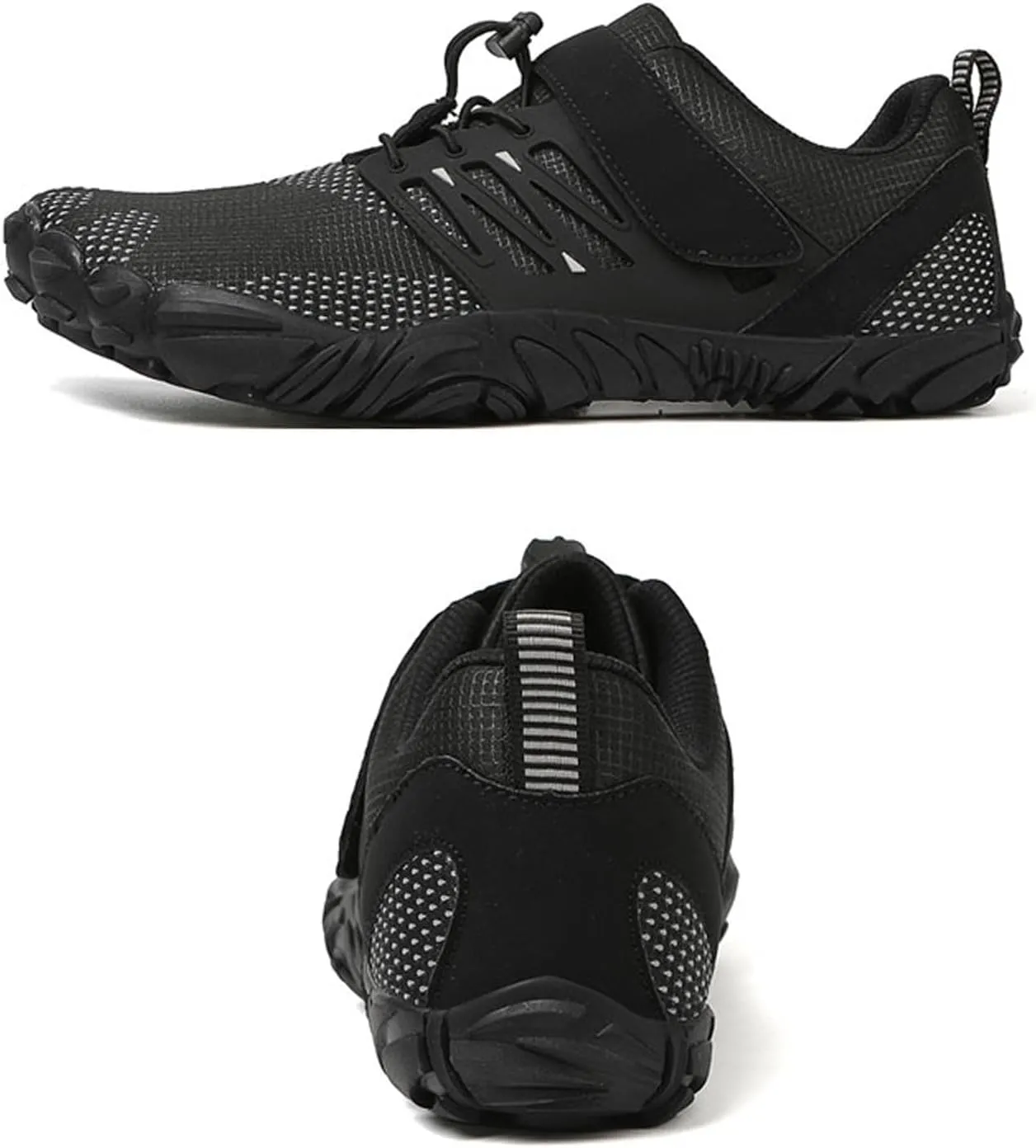 SECHRITE Women's Mens Barefoot Hiking Shoes Minimalist Trail Running Sneakers Zero Drop Sole Wide Toe Box Parkour Trekking Workout Footwear