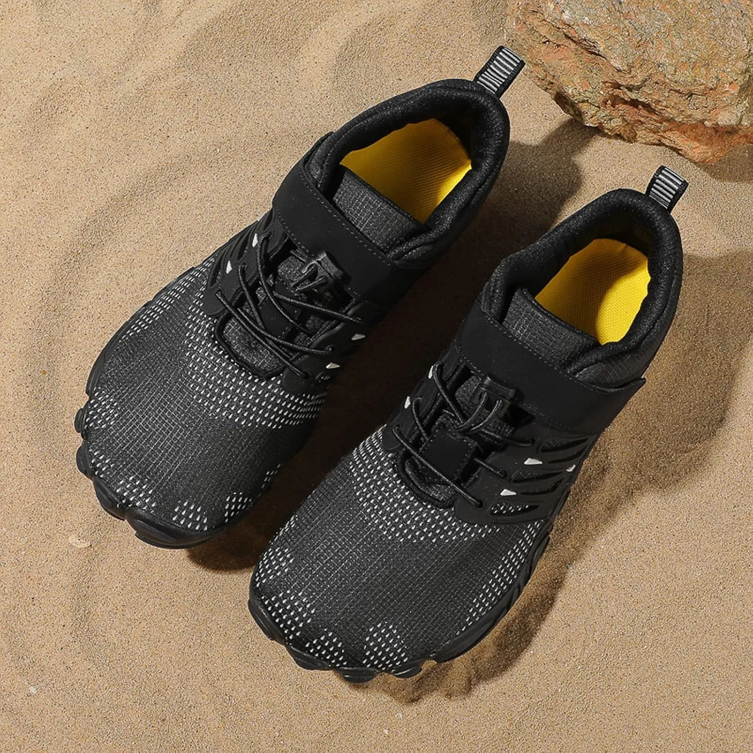 SECHRITE Women's Mens Barefoot Hiking Shoes Minimalist Trail Running Sneakers Zero Drop Sole Wide Toe Box Parkour Trekking Workout Footwear