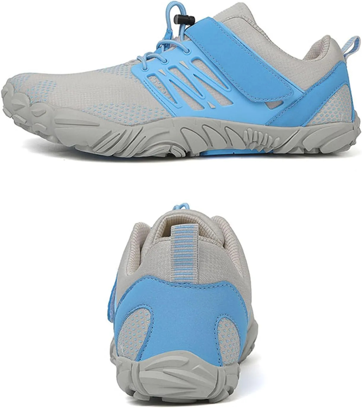 SECHRITE Women's Mens Barefoot Hiking Shoes Minimalist Trail Running Sneakers Zero Drop Sole Wide Toe Box Parkour Trekking Workout Footwear