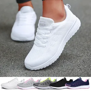 Shoes Women's Sneakers Fashion Lace Up Casual Shoes Women Flats Soft