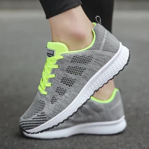 Shoes Women's Sneakers Fashion Lace Up Casual Shoes Women Flats Soft