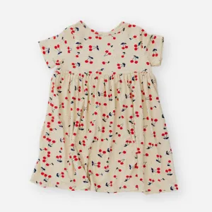 Smock Dress in Cherries