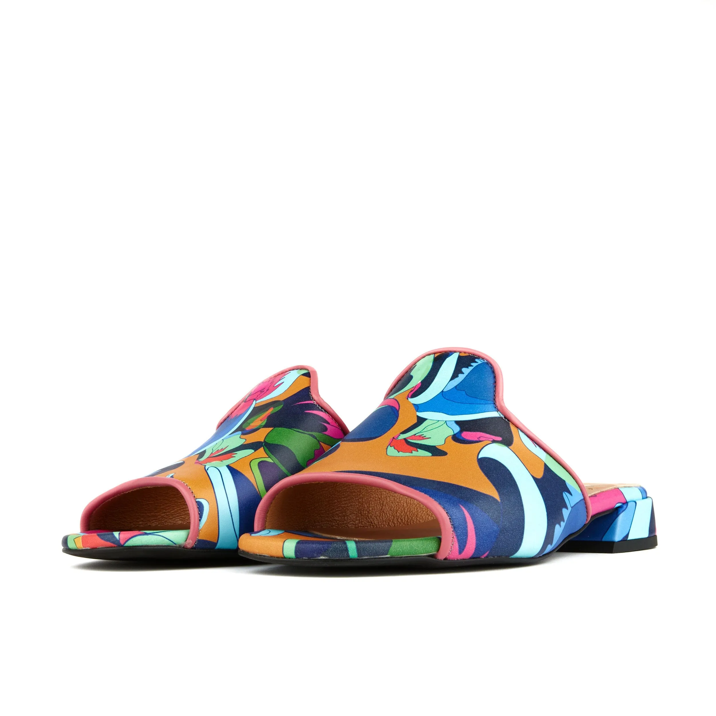 South Beach - Blue & Pink Jungle