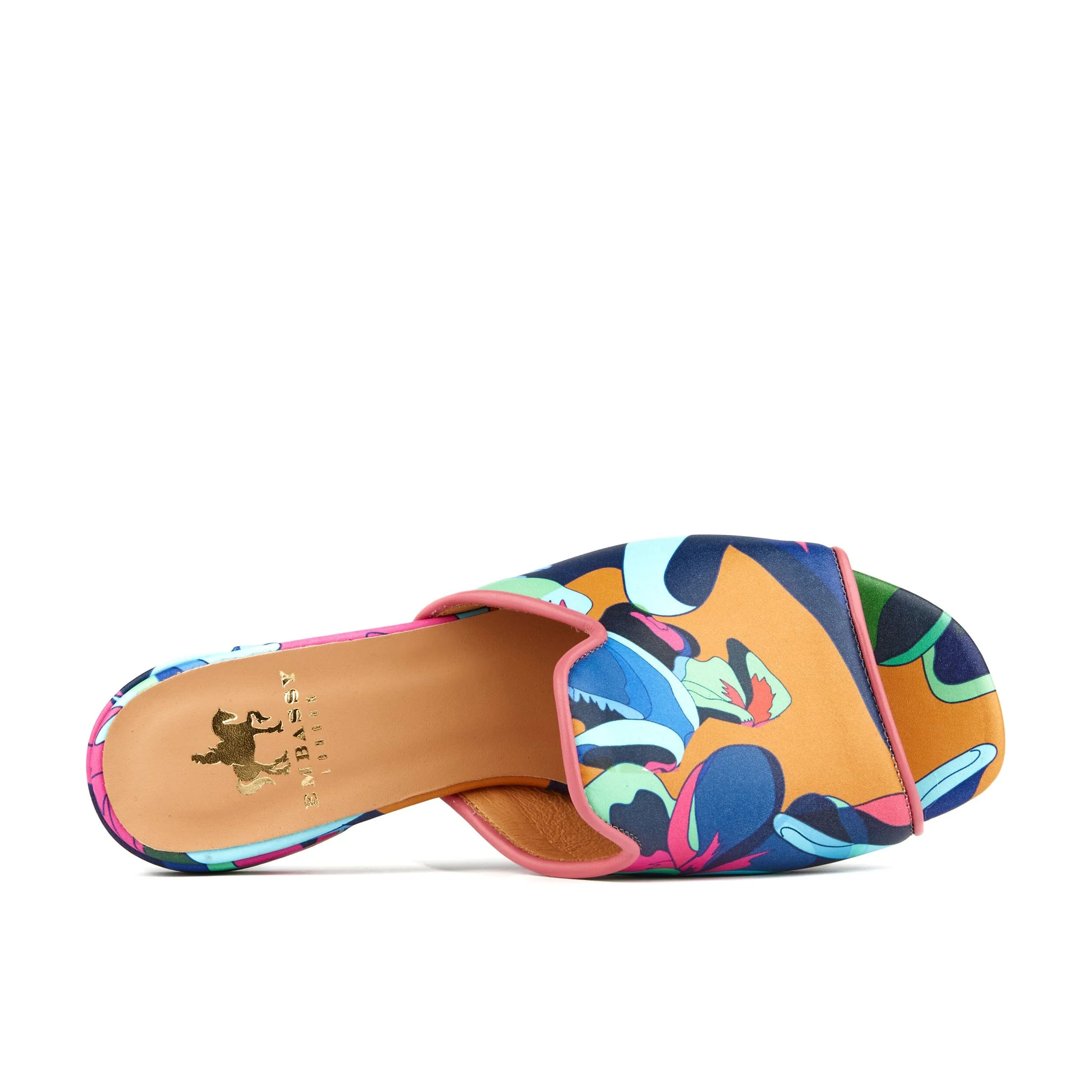 South Beach - Blue & Pink Jungle