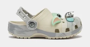 Star Wars Grogu Classic Clog Grade School Sandals (Beige/Green) Free Shipping