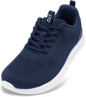 STQ Wide Toe Box Walking Shoes Women Orthopedic Swollen Feet Diabetic Tennis Running Sneakers for Plantar Fasciitis Arch Support Bunions