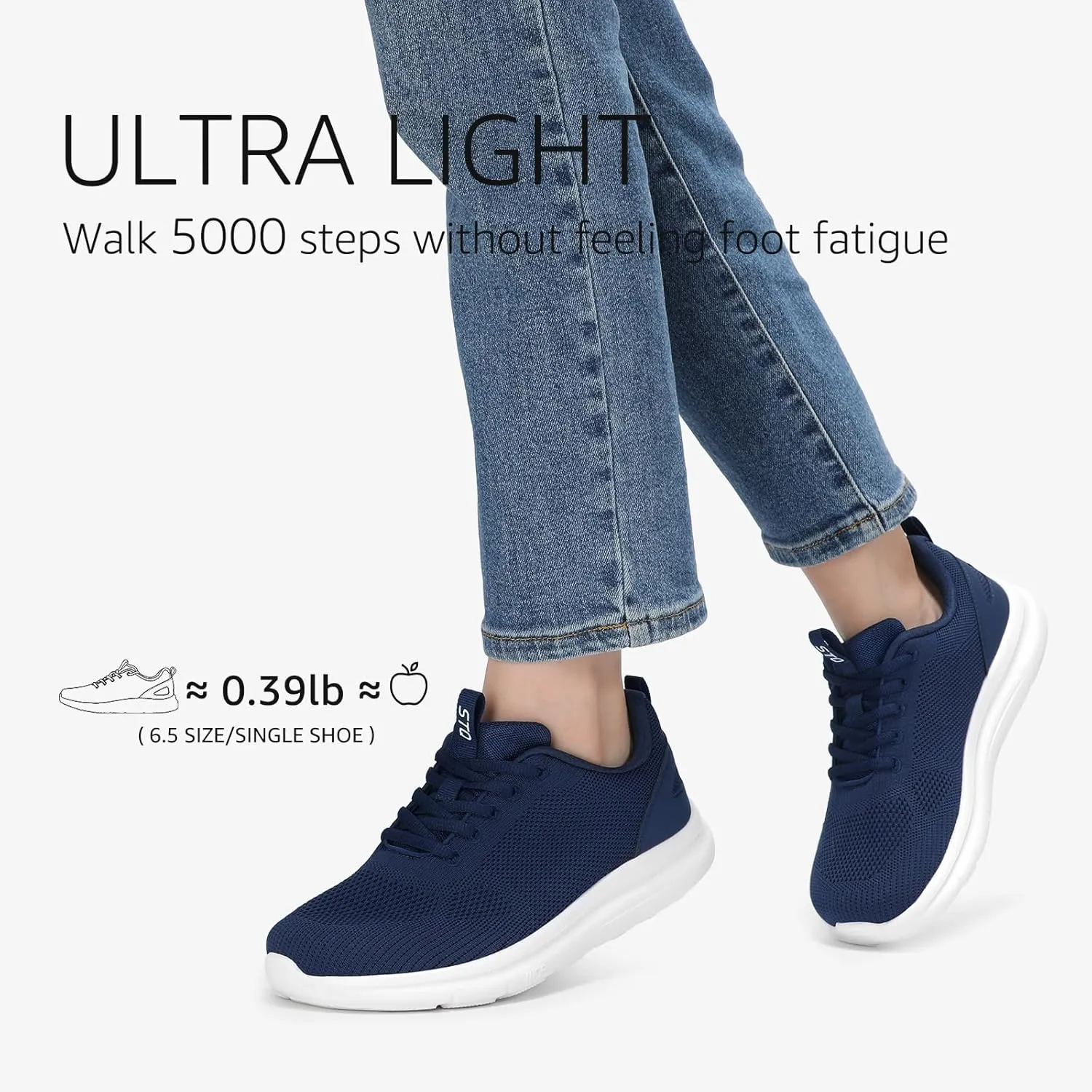 STQ Wide Toe Box Walking Shoes Women Orthopedic Swollen Feet Diabetic Tennis Running Sneakers for Plantar Fasciitis Arch Support Bunions