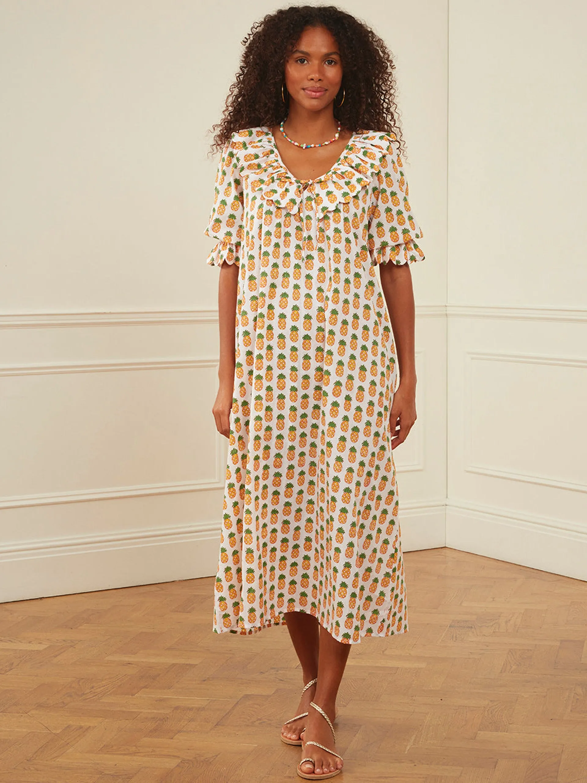 Sunshine pineapple ava dress