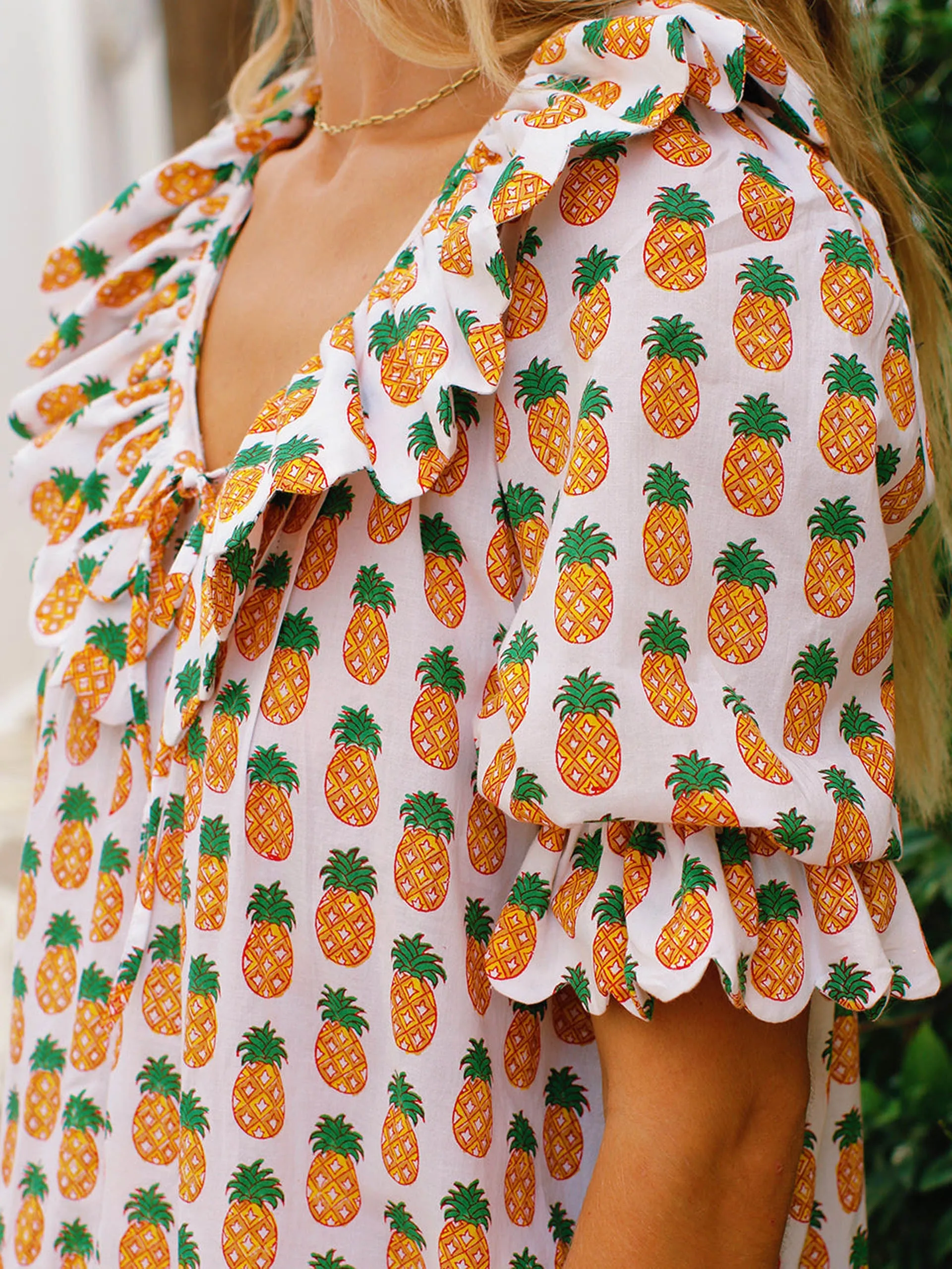 Sunshine pineapple ava dress