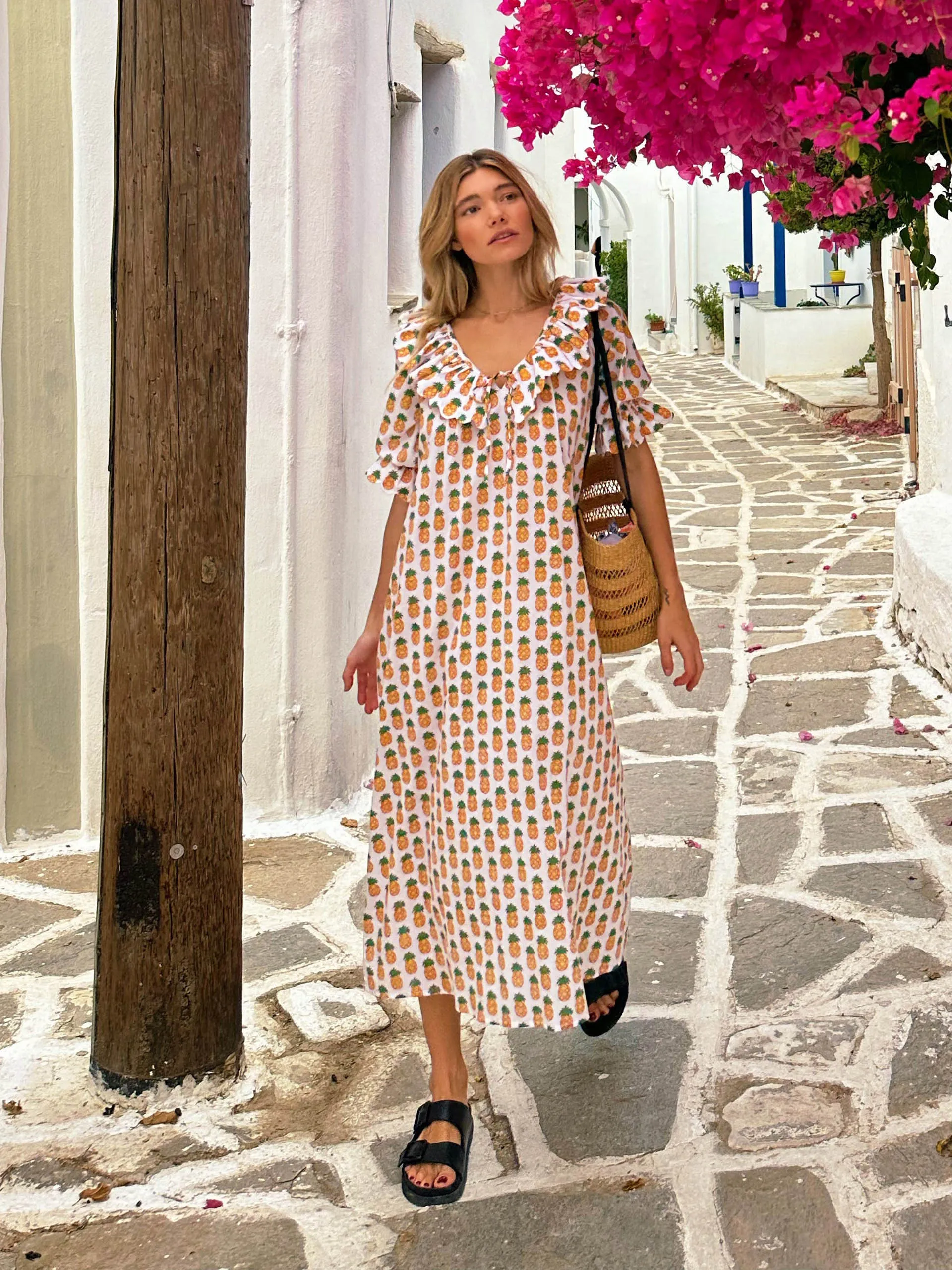 Sunshine pineapple ava dress
