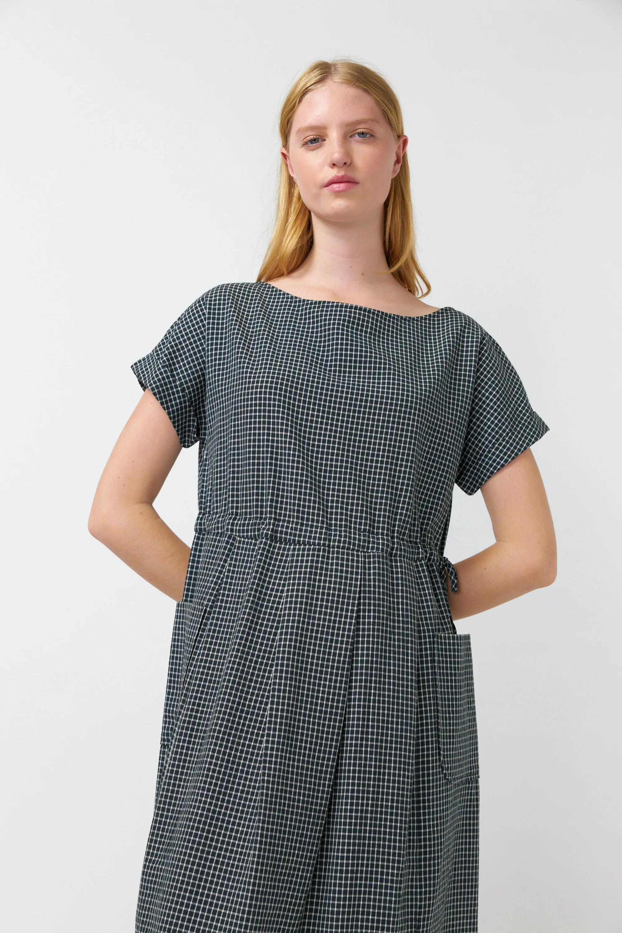 Sylvester Atlas Dress - Black