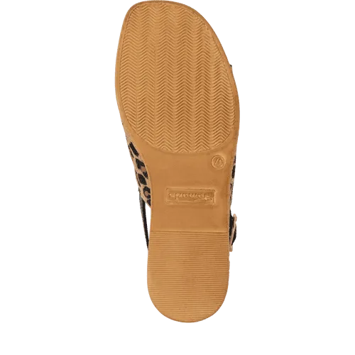 Tamaris Cork Leo Combo Platform Sandal|2839342360