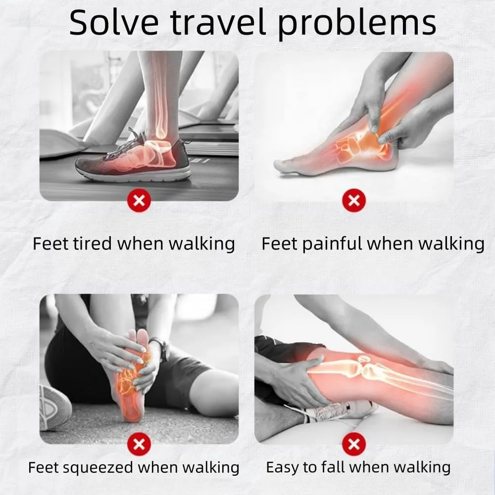 Vogany Orthopedic Sneakers Women,Arch Support Breathable Cushion Slip On Walking Shoes,Outdoor Light Knit Mesh Platform Platform Sneakers