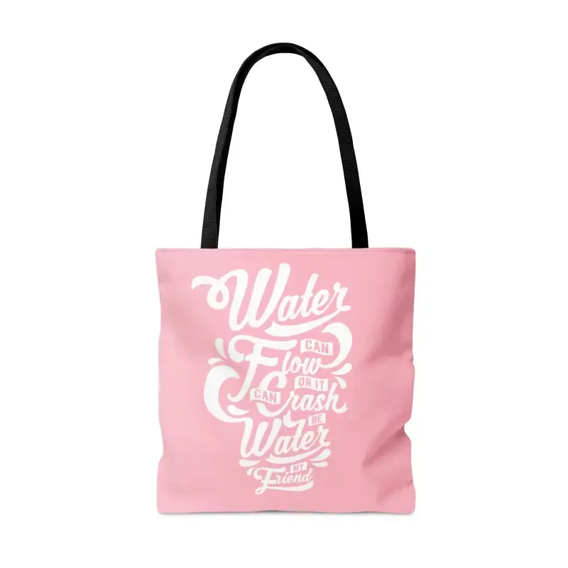 Water Pink Tote Bag Turning Heads in Style