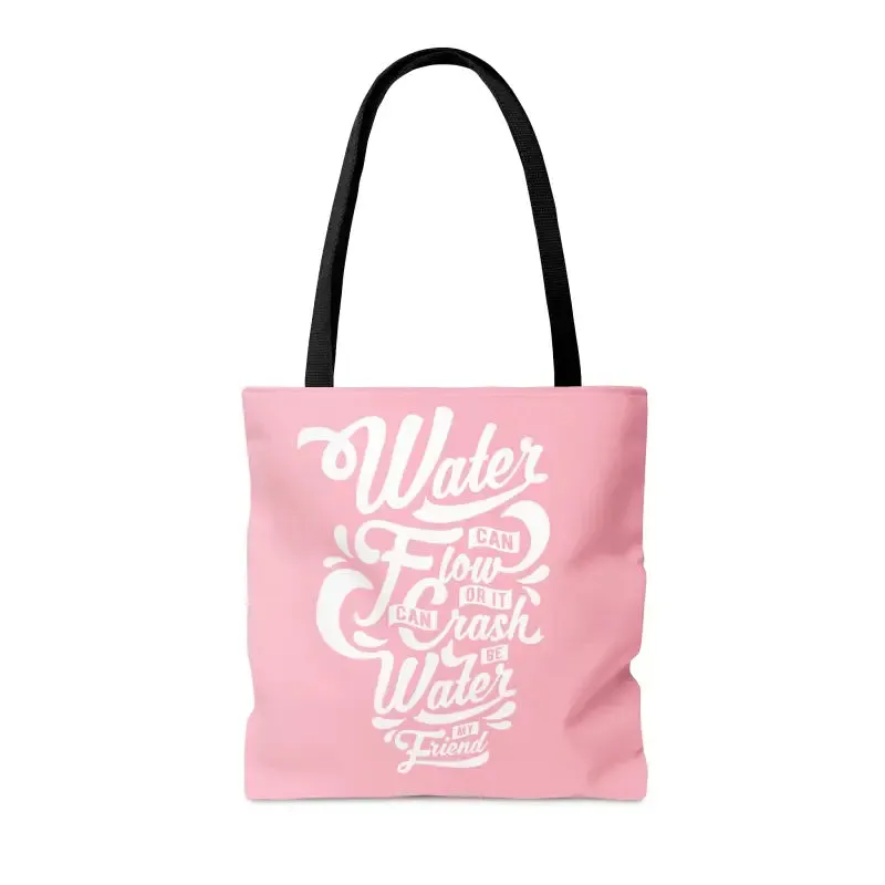 Water Pink Tote Bag Turning Heads in Style