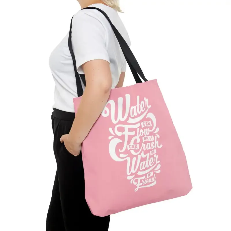 Water Pink Tote Bag Turning Heads in Style