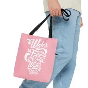 Water Pink Tote Bag Turning Heads in Style