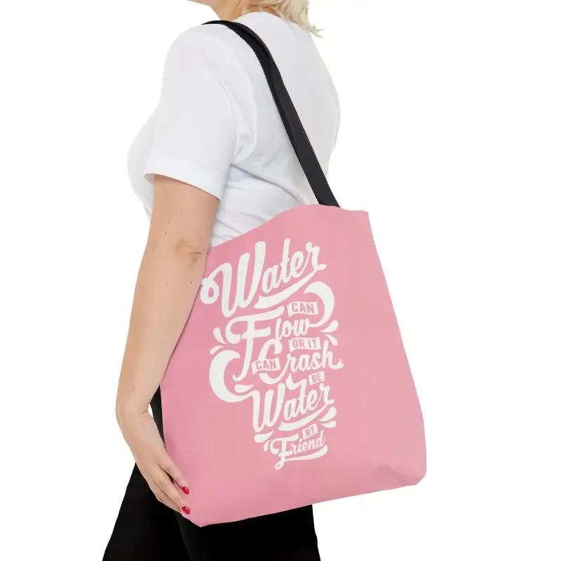 Water Pink Tote Bag Turning Heads in Style