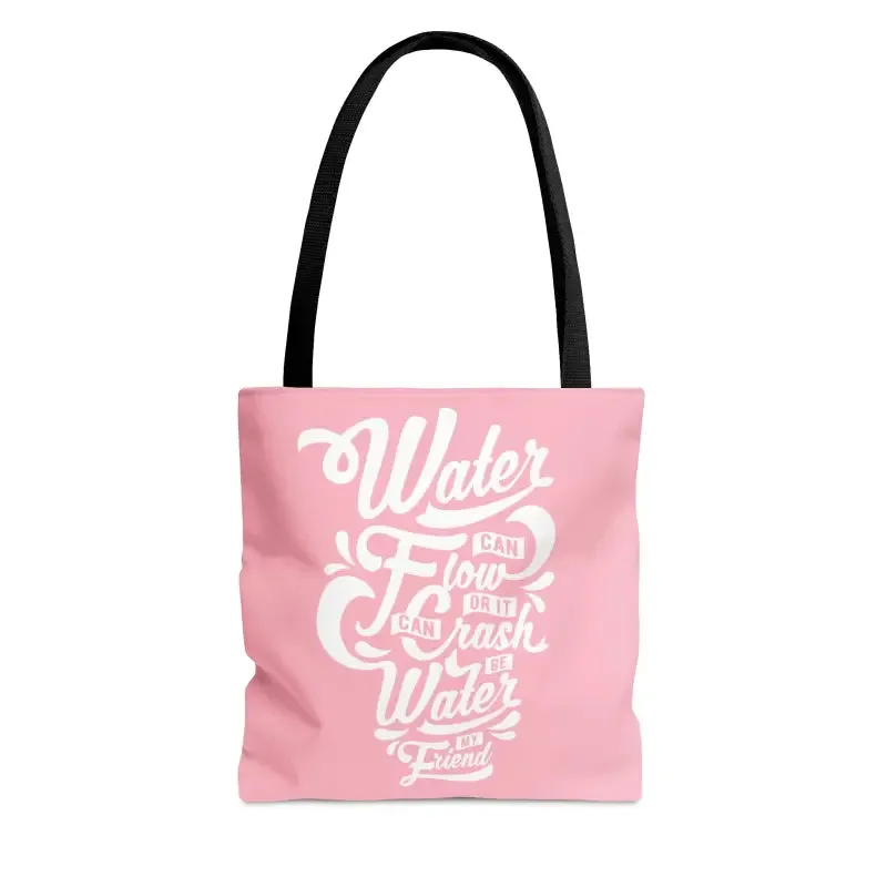 Water Pink Tote Bag Turning Heads in Style