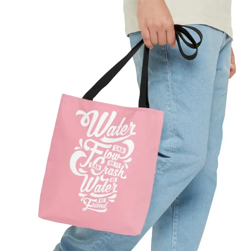 Water Pink Tote Bag Turning Heads in Style