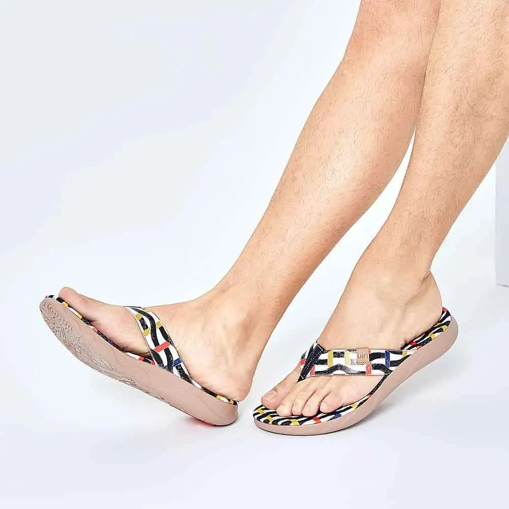 Weaving Line Men Majorca Flip Flops