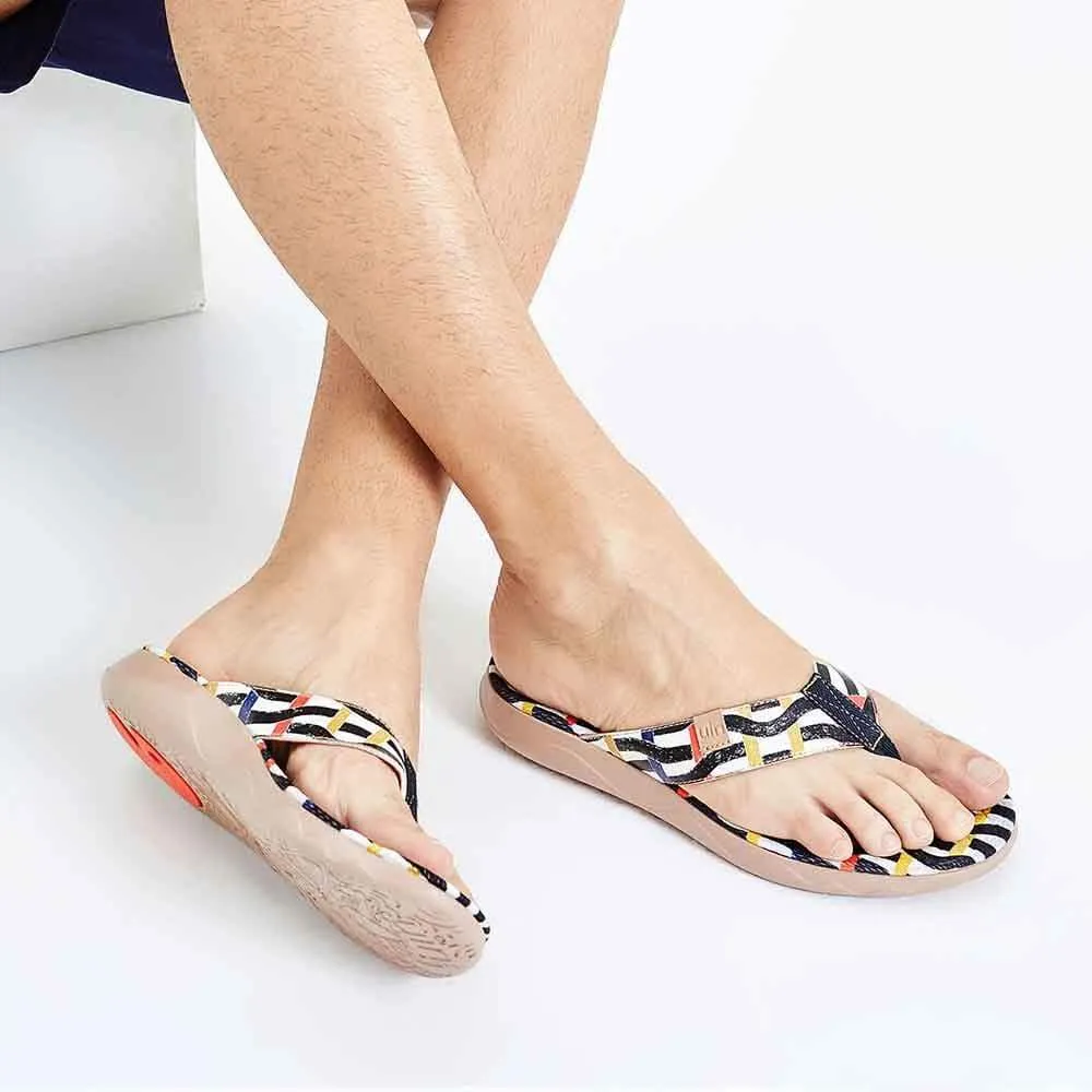 Weaving Line Men Majorca Flip Flops