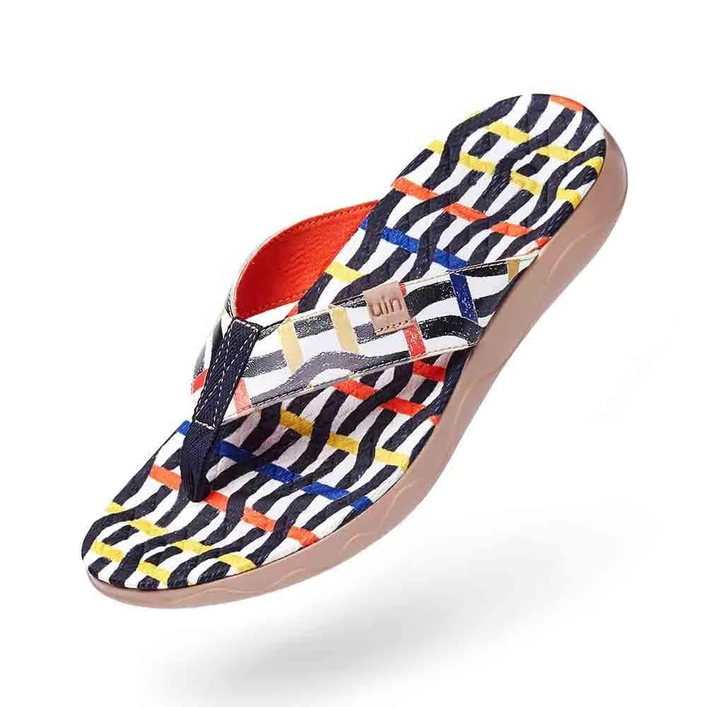 Weaving Line Men Majorca Flip Flops