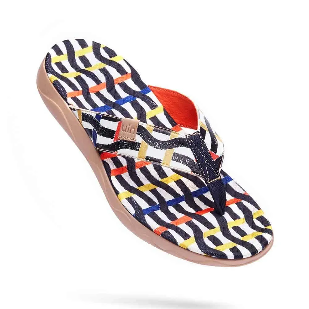 Weaving Line Men Majorca Flip Flops