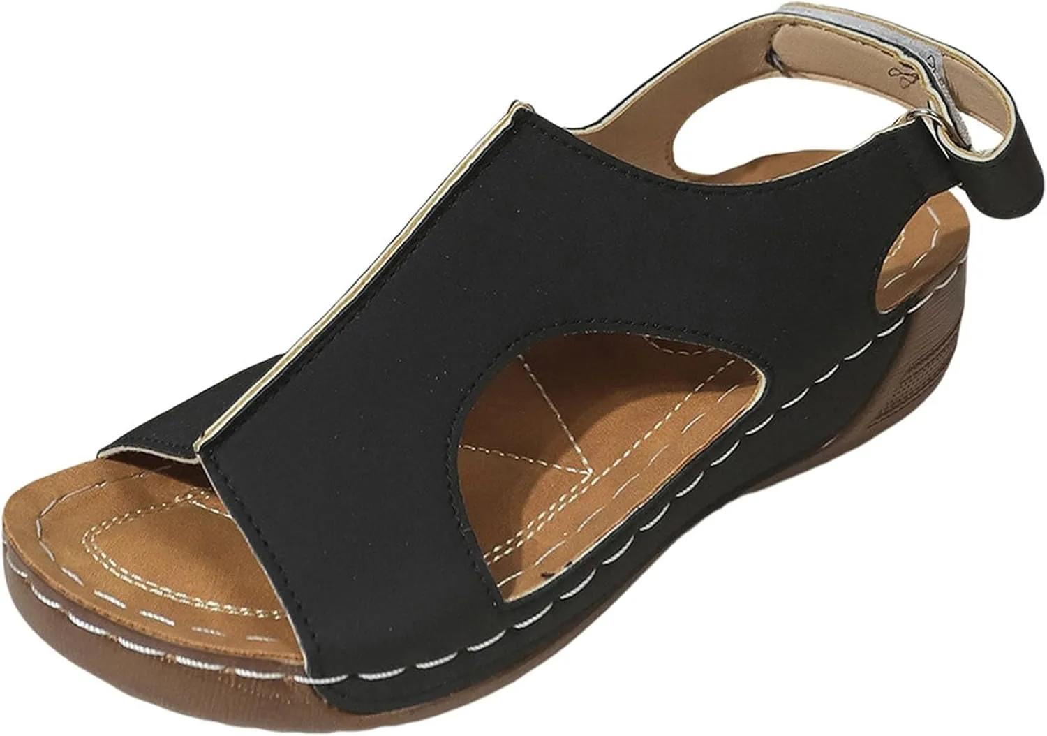 Women's Orthopedic Arch Support Sandals Comfortable Walking Flat Beach Sandals Casual Dressy Vacation Chic Summer