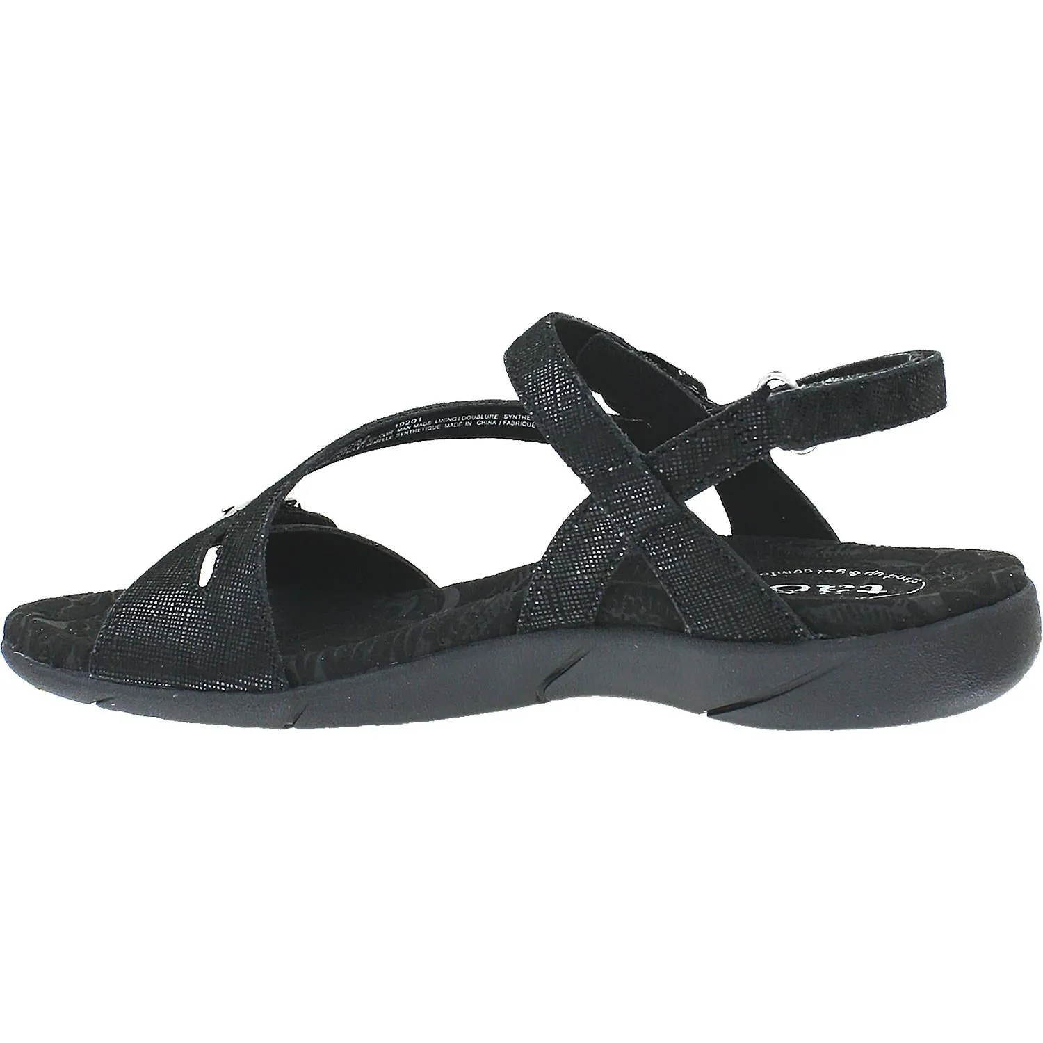 Women's Taos Beauty 2 Black Printed Leather