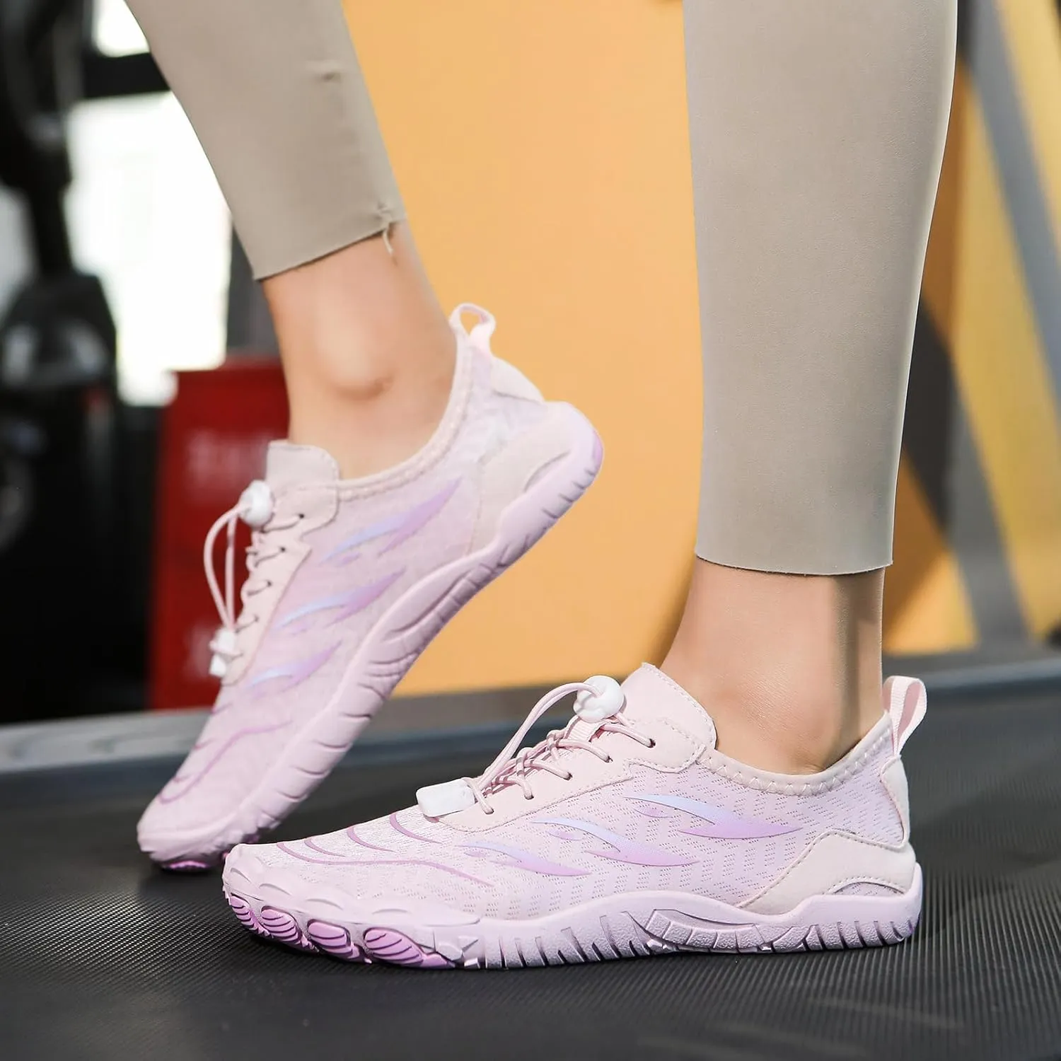 Women's Water Shoe Beach Barefoot Shoes Climbing Pool Footwear Anti-Slip Breathable Lightweight Slip-on Outdoor Sport Hiking Walking Boating Fishing Diving Surfing Waterproof Sneakers Women