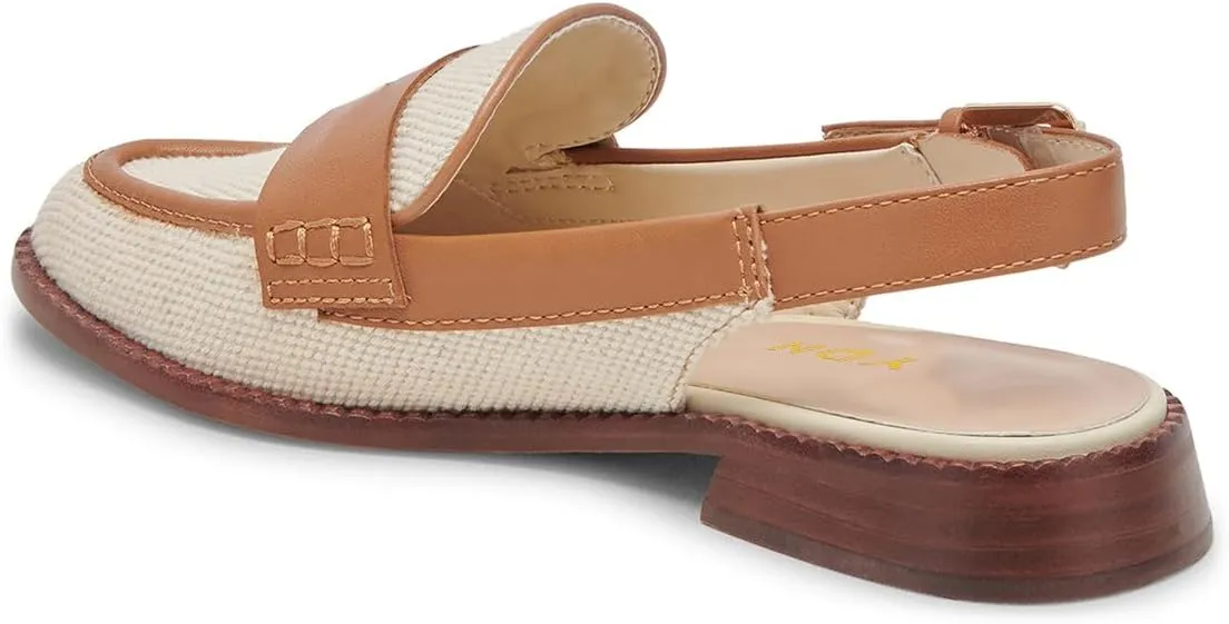 YDN Women Buckle Slingback Pumps Slip On Loafers Block Low Heels Closed Round Toe Dressy Shoes Office Size 4-16 US