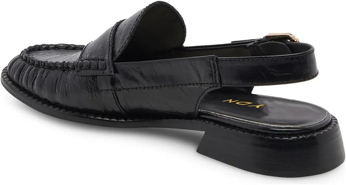 YDN Women Buckle Slingback Pumps Slip On Loafers Block Low Heels Closed Round Toe Dressy Shoes Office Size 4-16 US