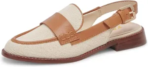 YDN Women Buckle Slingback Pumps Slip On Loafers Block Low Heels Closed Round Toe Dressy Shoes Office Size 4-16 US